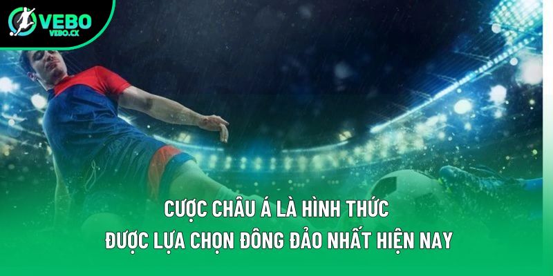 Cược châu Á là hình thức được lựa chọn đông đảo nhất hiện nay