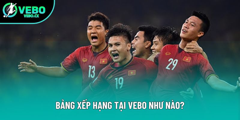 Bảng xếp hạng tại VEBO như nào?